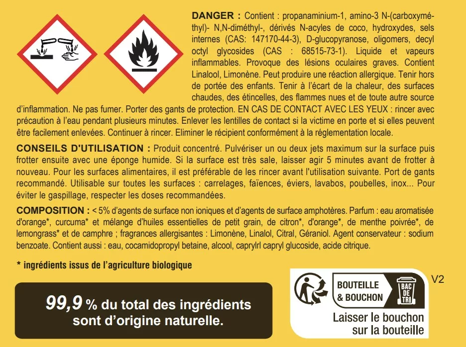 Etiquette ms agrumes